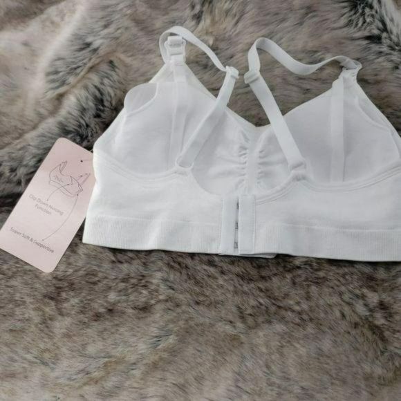 Under Control Woman's Maternity White Nursing Bra Size Small - Picture 6 of 8